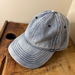 Casual Blue Denim Cap baseball hat adult adjustable preworn